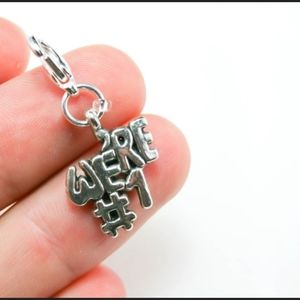 Clip On championship charms we are #1 sports planner clipon zipper pull